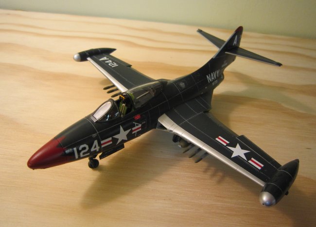 Hobby Boss F9F-2P Panther Model Kit - 1/72 Scale Korean War Reconnaissance Aircraft