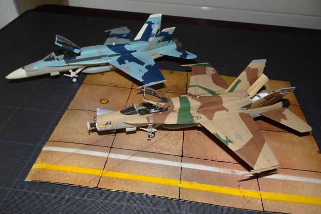 1/72 Hasegawa & Fujimi Boeing F/A-18A NSAWC Brothers by Jean