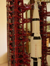 1/144 Airfix Saturn V and DM Productions LUT (Launch