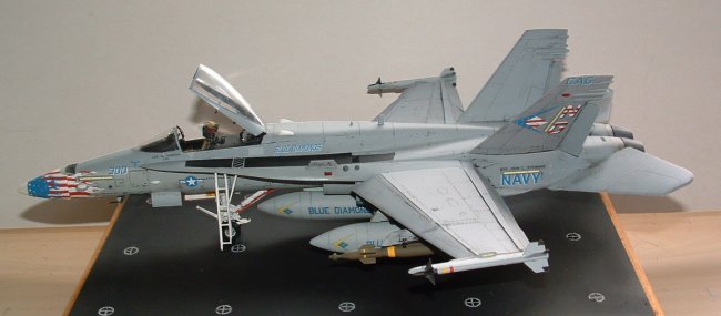 【限定版】ハセガワ 1/48 F/A-18C (Stars & Stripes) 1/48 Hasegawa F-18C by Darren McGuinness