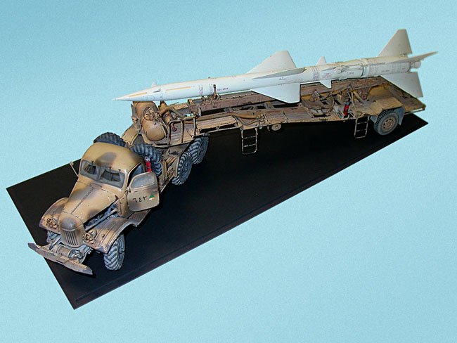 1/35 Trumpeter SA-2 Guideline Missile on Transporter by Mike
