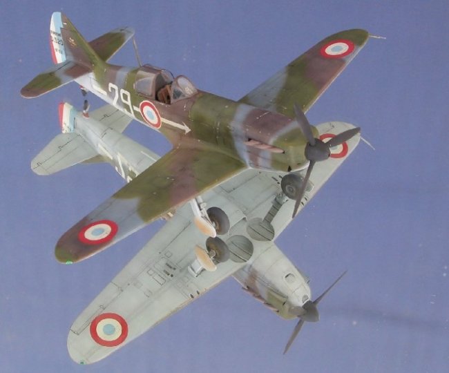1/72 Hasegawa Dewoitine D-520 by Eric Bade