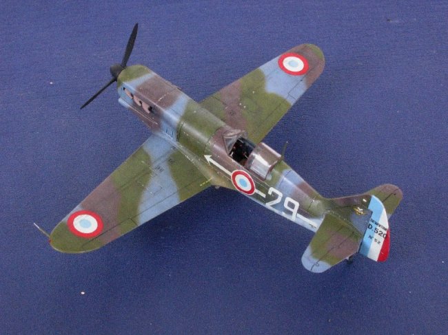 1/72 Hasegawa Dewoitine D-520 by Eric Bade