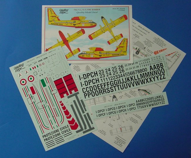Leading Edge Models 1/72 CL-415 Italian Fire Bomber