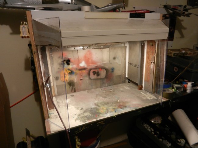 40 airbrush booth build