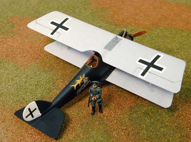 Roden WW1/World War One Pfalz D.IIIa Carl Degeloff 1/72 Scale Model Airplane Kit