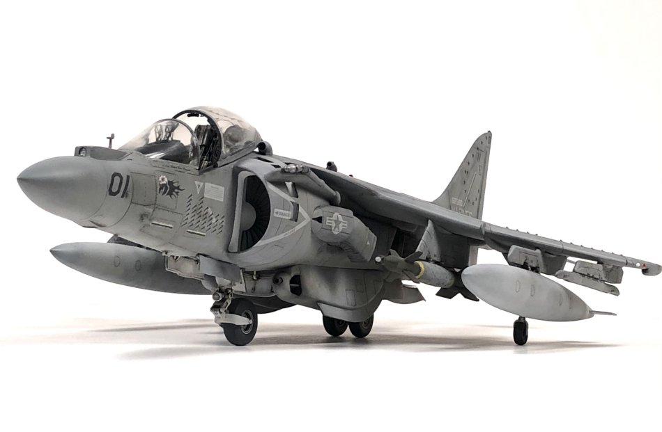1/48 Hasegawa McDonnell Douglas AV-8B Harrier II+ by Eric Hargett