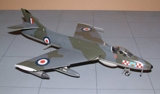 1/48 Hawker Hunter F6 Plastic Model Kit Vintage Nichimo 