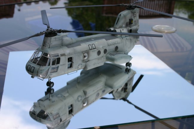 1/48 Academy CH-46E Bullfrog by Andy Frill