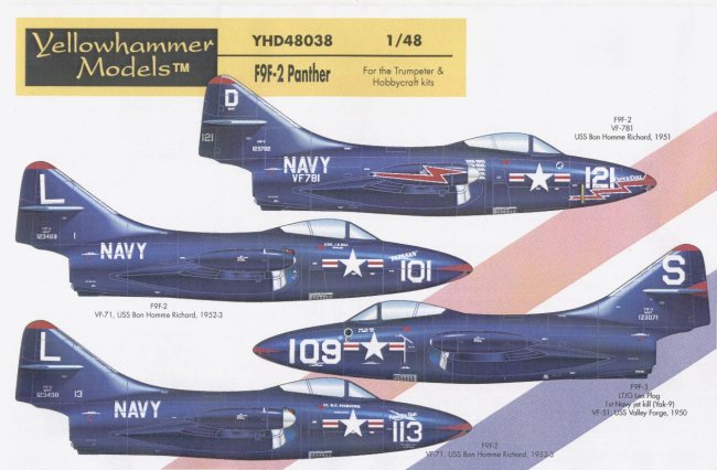 Yellowhammer Models 1/48_ Grumman F9F Panther