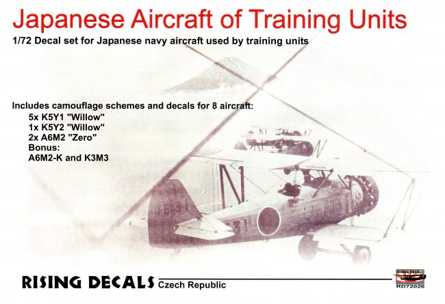 Rising Decals 72079 1/72 Donated Birds Pt.III Japanese Navy Aircraft 