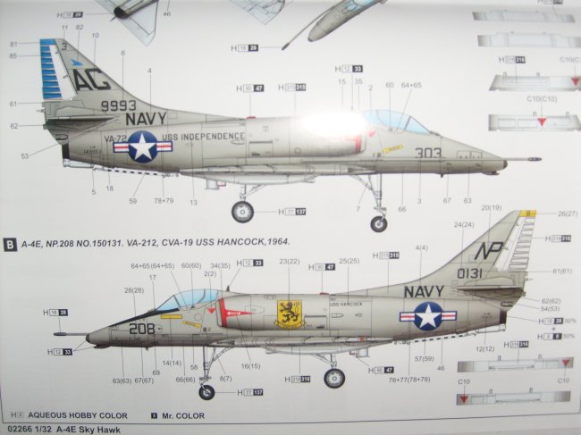Details about   A-4E SKY HAWK 1/32 aircraft Trumpeter model plane kit 02266